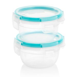 Snapware® Total Solution® 2-pack Plastic Food Storage Container Set with Aqua Lids