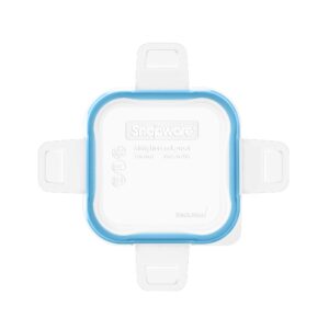 Snapware® Total Solution® Small Square Plastic Lid with Light Blue Seal