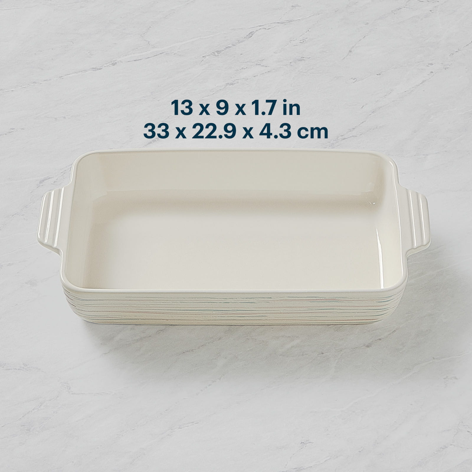 Pyrex® 3QT 9" x 13" Rectangular Ceramic Baking Dish - Image 3