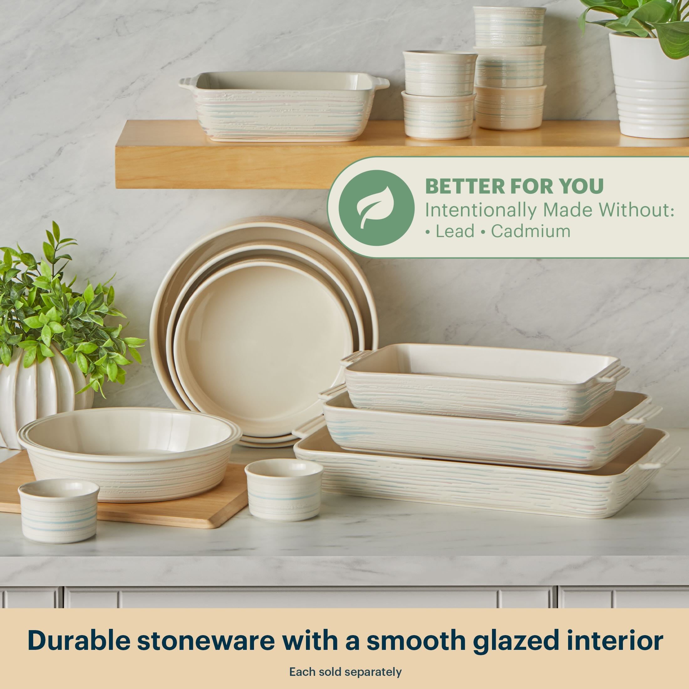 Pyrex® 3-Piece Rectangular Ceramic Bakeware Set - Image 4