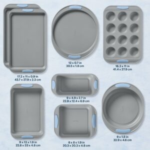 Alternative view of Pyrex® Metal Bakeware 8-Piece Set in Cerulean
