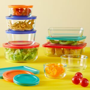 Alternative view of Pyrex® Simply Store® 18-piece Glass Food Storage Container Set with Lids