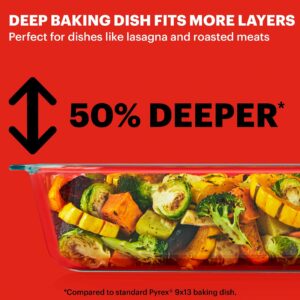 Alternative view of Pyrex® 9" x 13" Deep Oblong Baking Dish