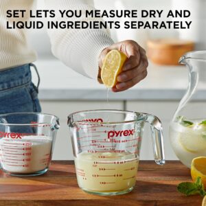 Pyrex® Smart Essentials® Glass Measuring Cup Set - Image 3