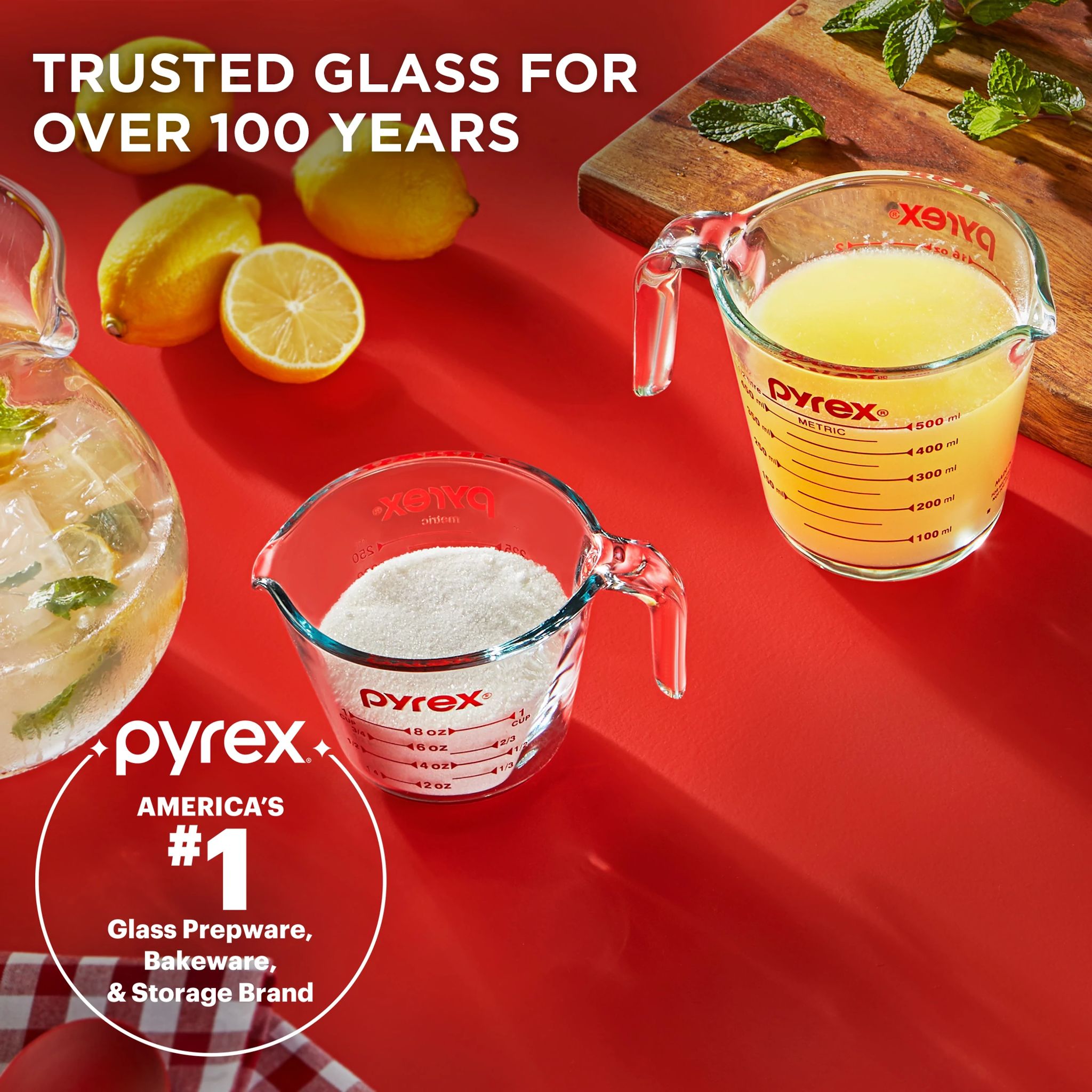 Pyrex® Smart Essentials® Glass Measuring Cup Set - Image 4