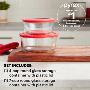 Pyrex® Simply Store® 4-piece Round Glass Storage Set - Image 3