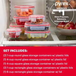 Pyrex® FreshLock™ 14-piece Mixed-Size Glass Storage Set - Image 3