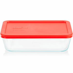 Pyrex® Simply Store® 6-Cup Rectangle Glass Storage with Plastic Lid