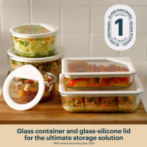 Alternative view of Pyrex® Ultimate 10-Piece Glass Storage Set with Glass Lids