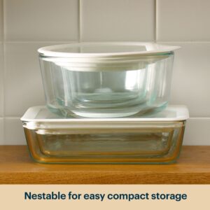 Pyrex® Ultimate 10-Piece Glass Storage Set with Glass Lids - Image 6