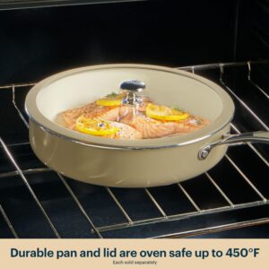 Pyrex® Ceramic Cookware 10-in/4.5qt Stock Pot with Lid - Image 6