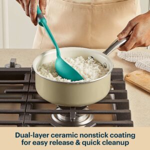 Pyrex® Ceramic Cookware 7.7-in/2qt Saucepan with Lid - Image 3