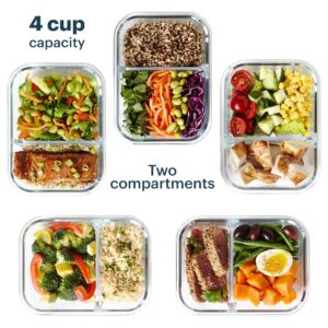 Pyrex® MealBox 10-Piece Divided Storage Set, 4 Cup - Image 4