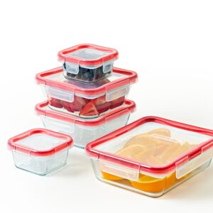 Alternative view of Pyrex® Freshlock™ 10-piece Glass Storage Set