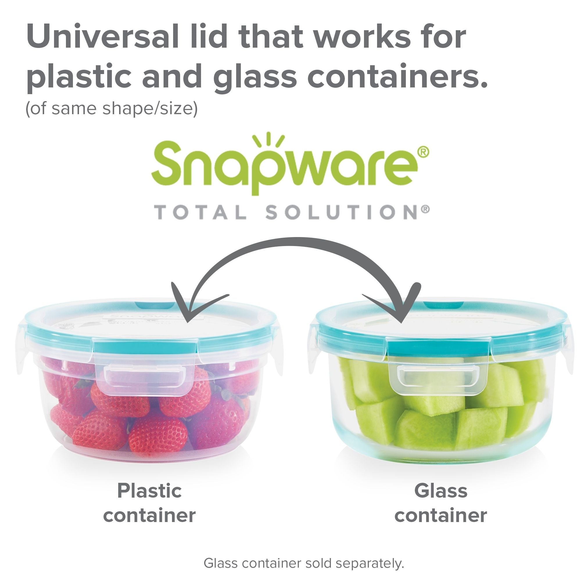 Snapware® Total Solution® 8.5-cup Rectangular Plastic Containers 4-pc Set with Lids - Image 5