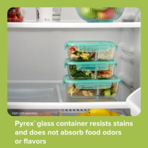 Snapware® MealBox™ 4-cup Divided Glass Storage Container with Lid - Image 3