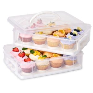 Alternative view of Snapware® Snap 'N Stack Enter-Tainers 2-Layer Cookie, Cake & Brownie Carrier