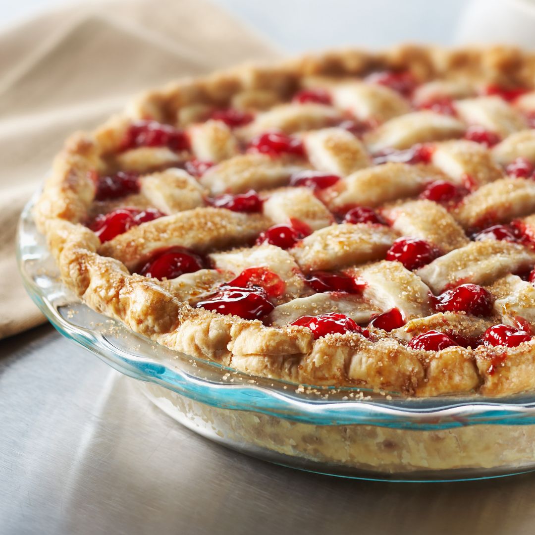 Pyrex® Easy Grab 9.5" Glass Pie Plate - Image 2
