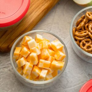 Alternative view of Pyrex® Simply Store® 1-cup Glass Food Storage Container with Red Lid