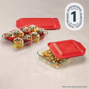Pyrex® Basics 4-piece Glass Bakeware Set - Image 4